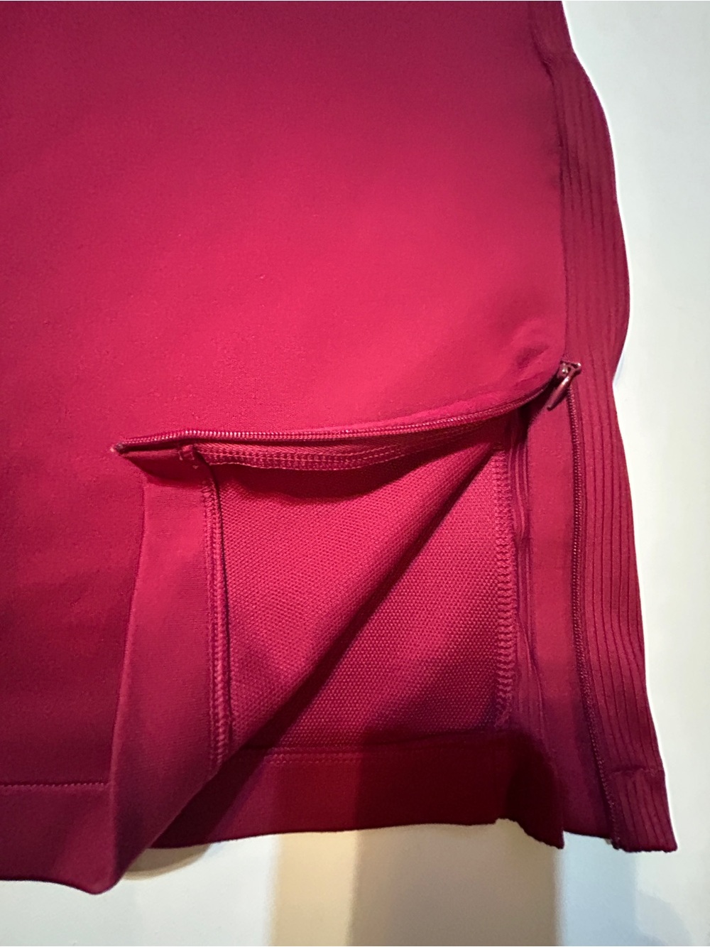 Adidas AeroReady Wide Leg Track Pants Burgundy Red Size Large Zoe Saldana - Picture 9 of 9